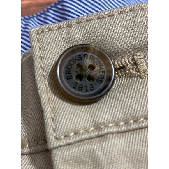 NEW Brooks Brothers Advantage Chino Pants Clark Fit Men’s Size 34 x 30 Khaki - Picture 7 of 10